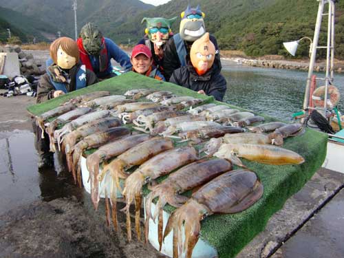 覆面釣師軍団 ティップランエギング釣行や